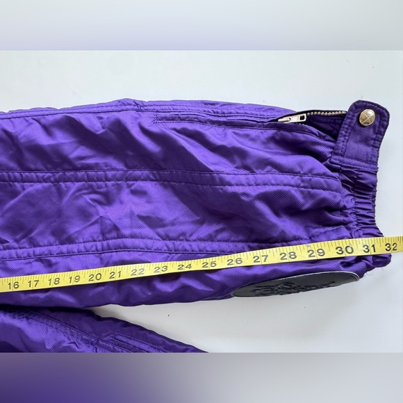 Vintage 80s Descente Ski Suit Snowsuit One Piece Apres Snow Bib Women’s Size 14 - Picture 15 of 16